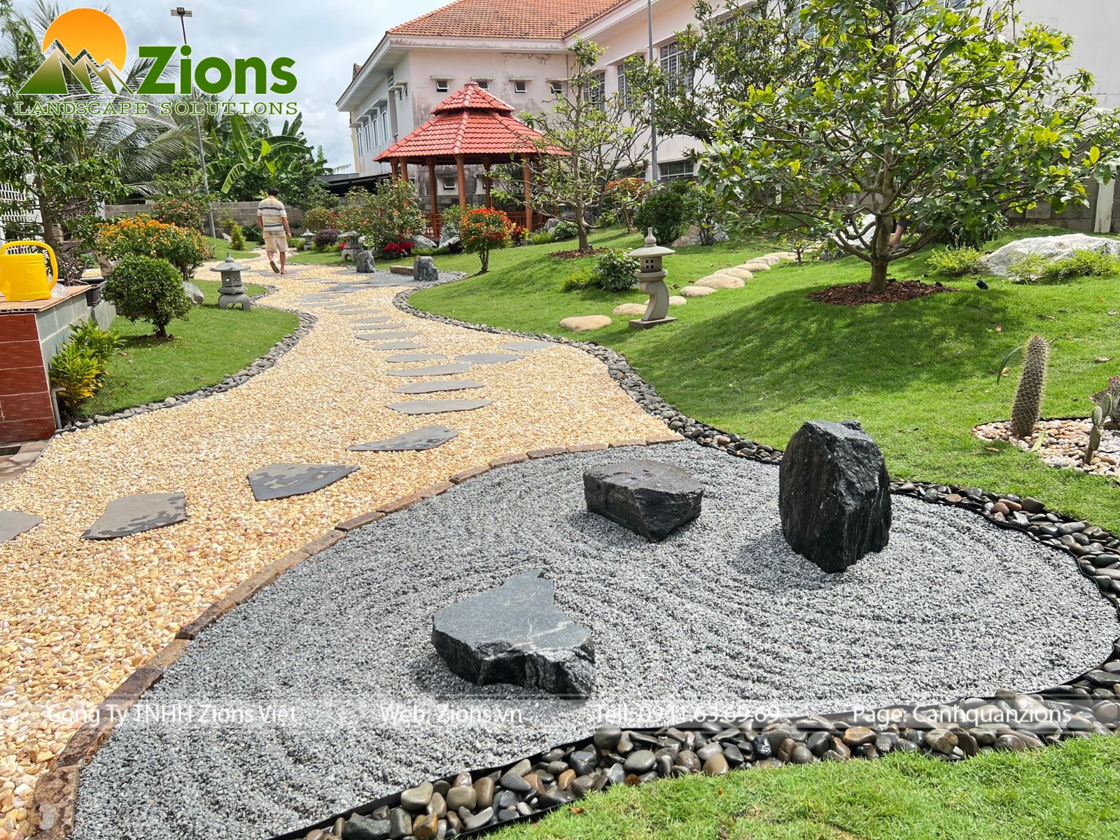 Thiết kế thi công sân vườn tại An Giang - Zions